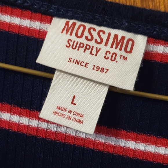 Red blue and white striped dress - Picture 5 of 7